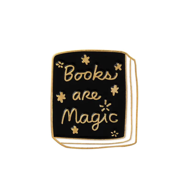 Enamel Pin - Books are magic