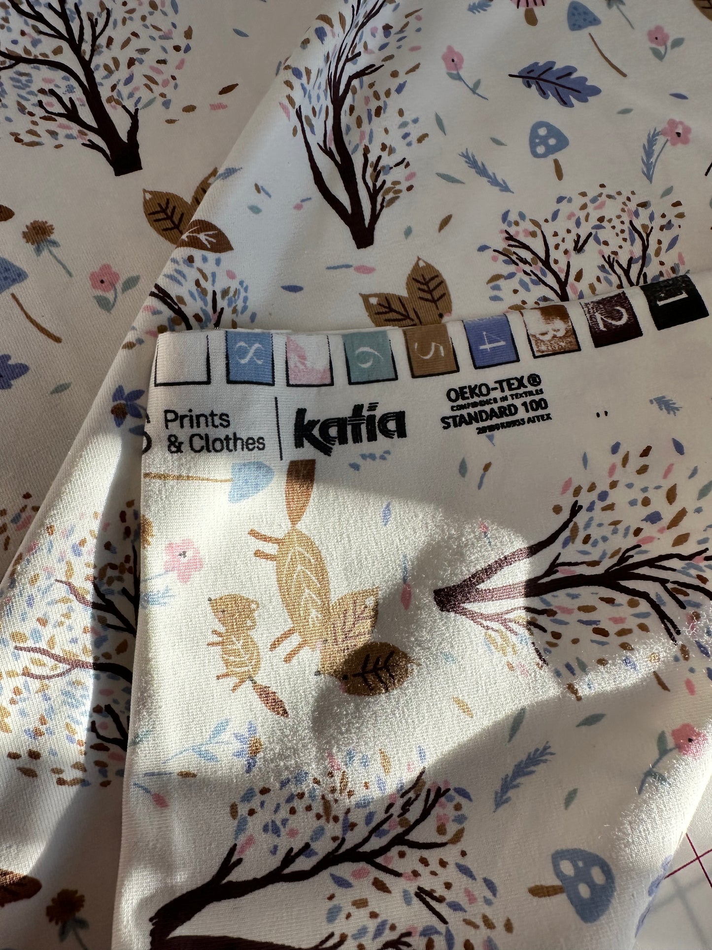 Tricot - Katia Fabrics - Fox Stamp - Jersey - vendu au demi-mètre