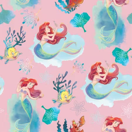 Springs Creative - Ariel - pink - Priced per half metre
