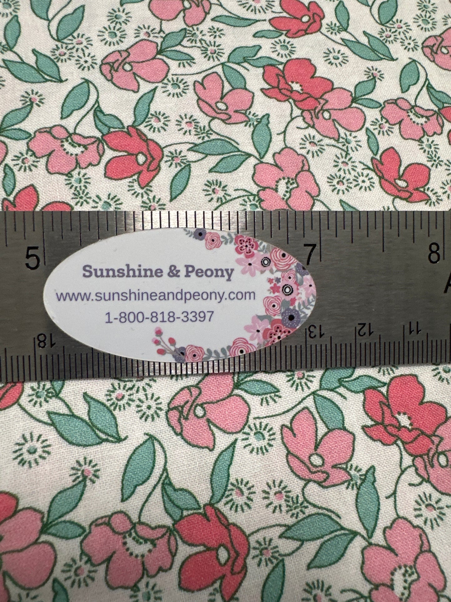 Robert Kaufman - Flowerhouse Little Blossoms - Petal Blooms - Priced per Half Metre