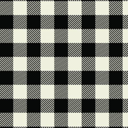 Flannel - Buffalo Plaid Flannel - Cream