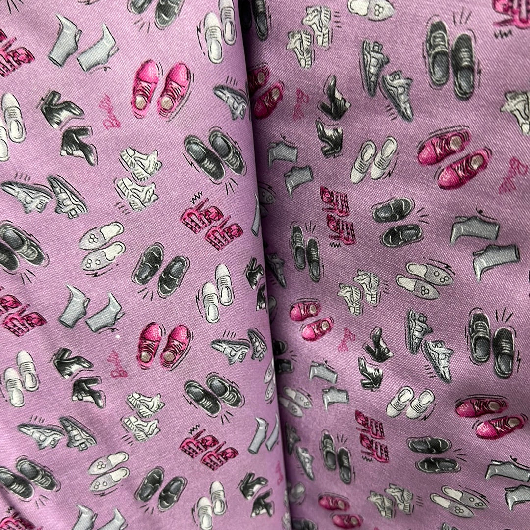 Barbie - Barbie Girl Shoes - Lilac - Riley Blake