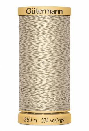 GÜTERMANN - 100% Cotton Thread - Beige - 250 M