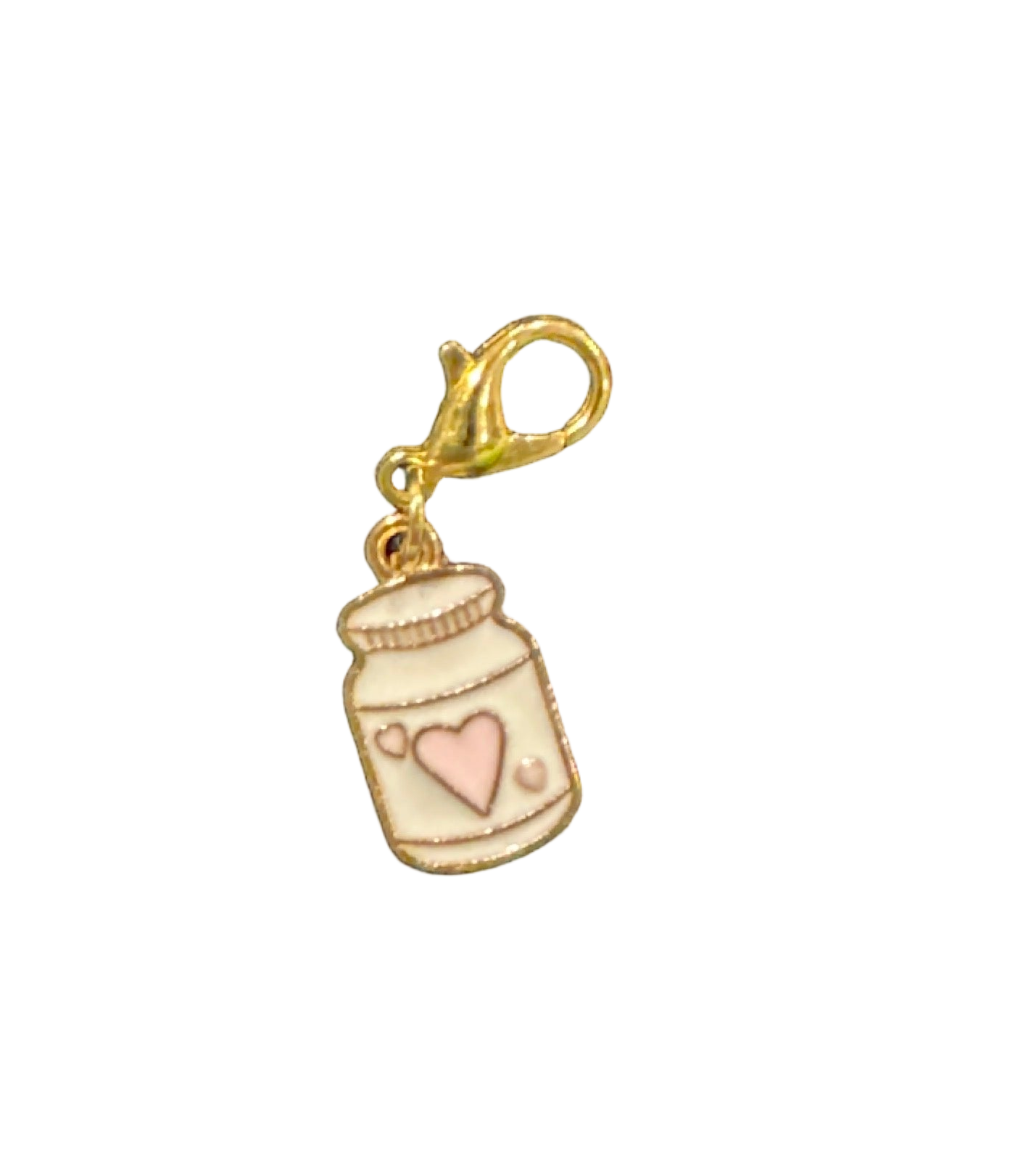 Stitch Marker / Zipper pull - Charm - Little Jar of Love