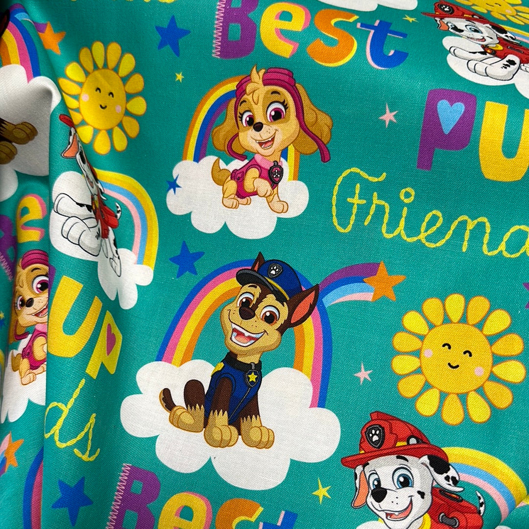Last half yard - Paw Patrol - Best Pup Friends- Multi  - New for 2023