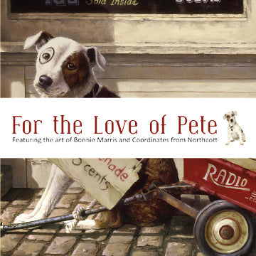 Northcott Fabrics -  For the Love of Pete - Red - Sold by the half metre