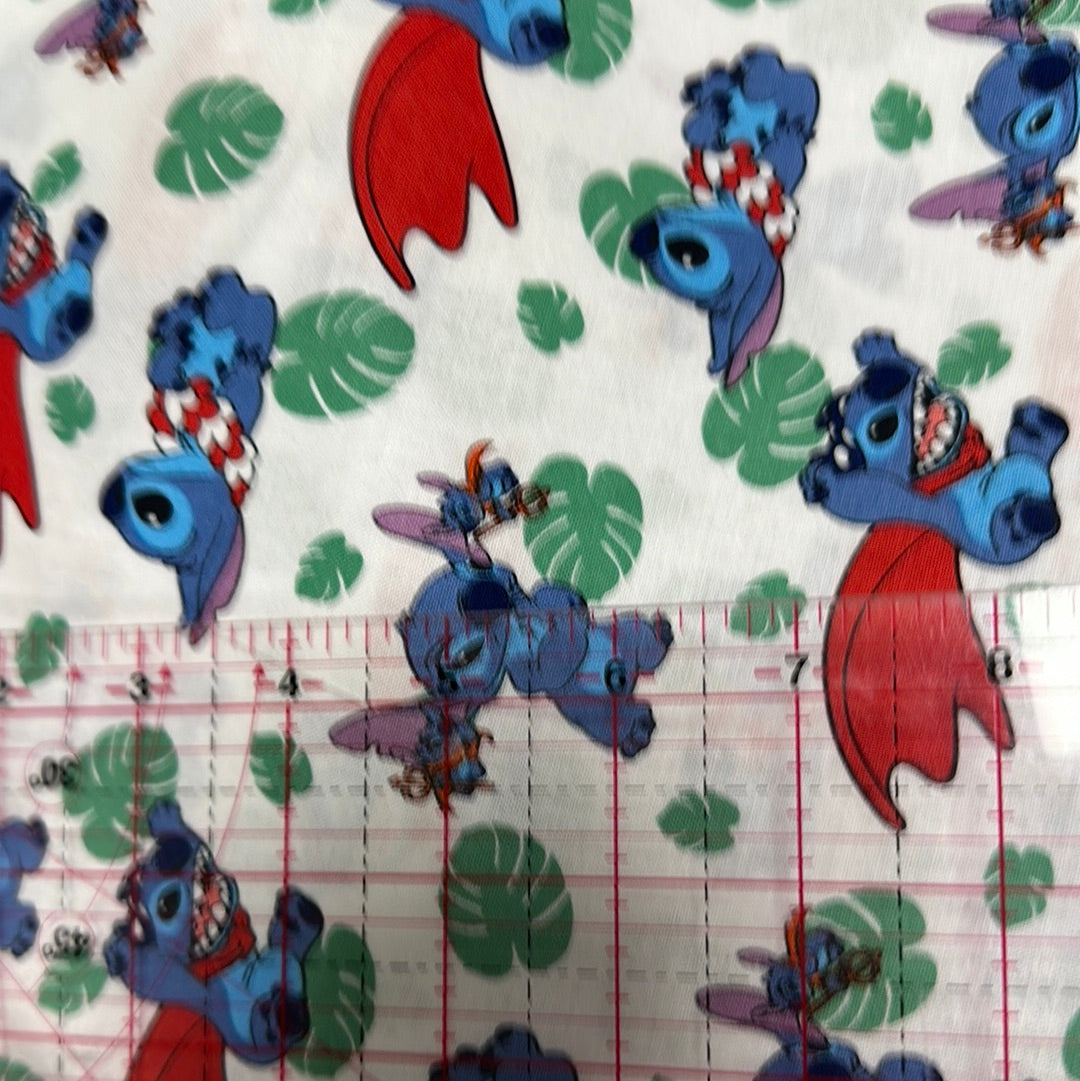 Springs Creative- Disney - Action Stripe Stitch - Blanc en