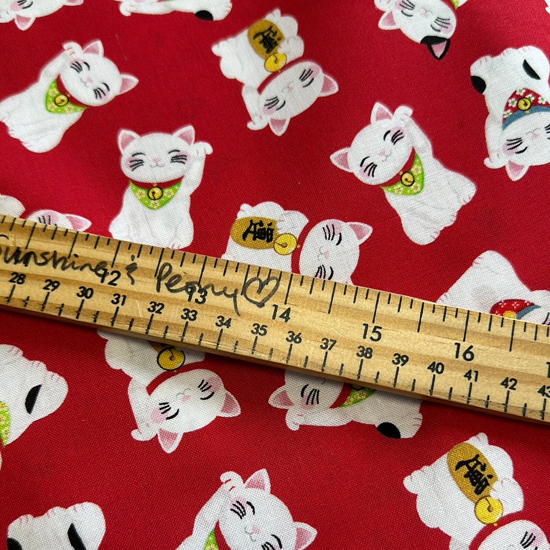 Lucky Cat - Red - Freckle & Lollie Collection
