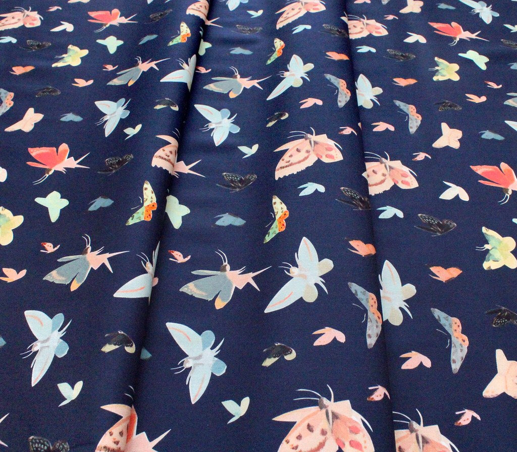 Riley Blake - Dream World - Butterflies and Fairies on Navy