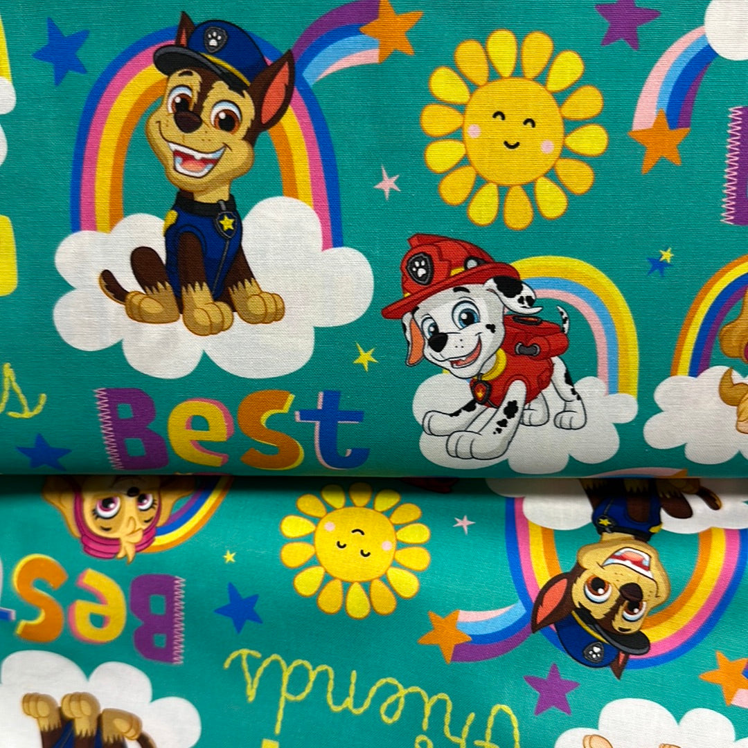 Last half yard - Paw Patrol - Best Pup Friends- Multi  - New for 2023
