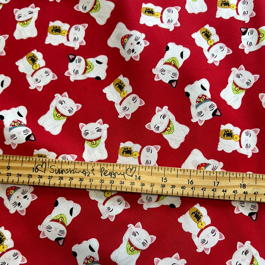 Lucky Cat - Red - Freckle & Lollie Collection