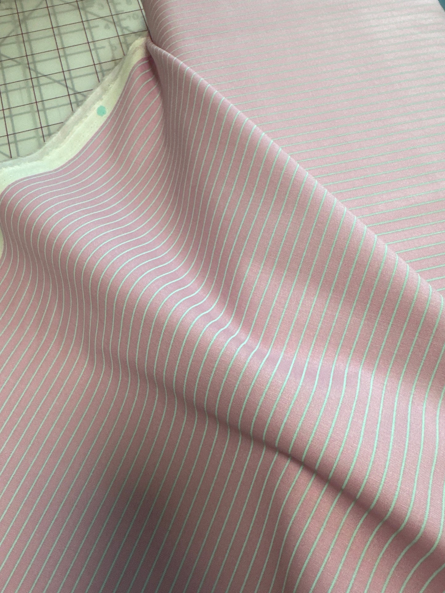 Tula Pink - Tiny Beasts - Tiny Stripes - Petal