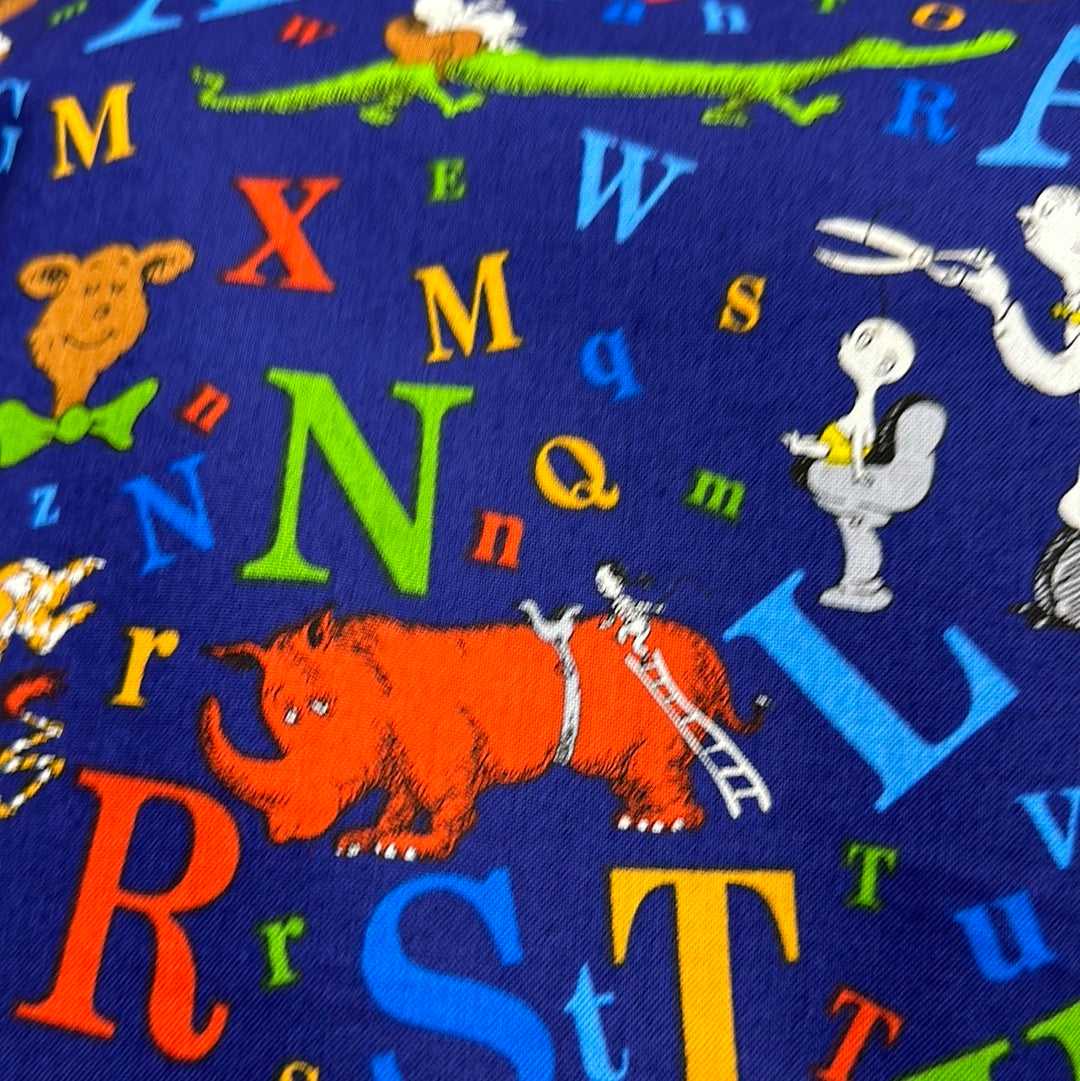 Dr. Seuss - ABC & 123 - Navy - by Robert Kaufman