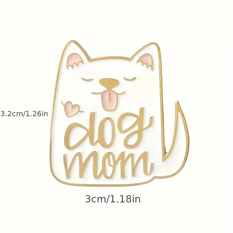 Enamel Pin - Dog Mom