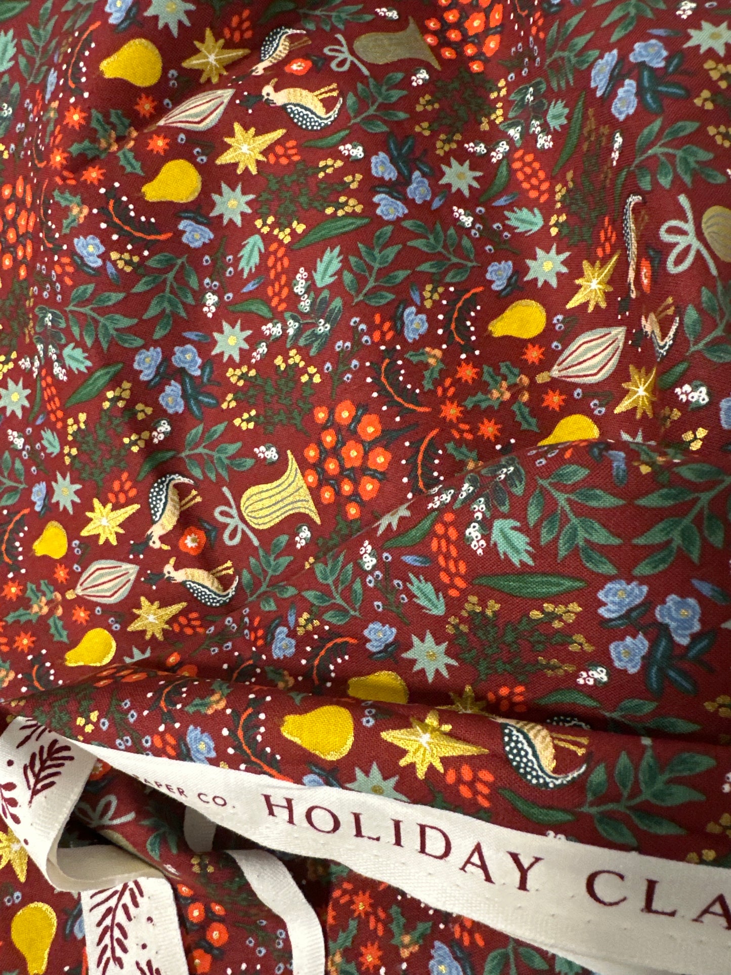 Rifle Paper Co.- Strawberry Fields - Noir