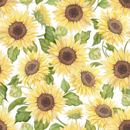 Springs Creative - Sunflower Garden Packed Sunflowers - Priced per half metre