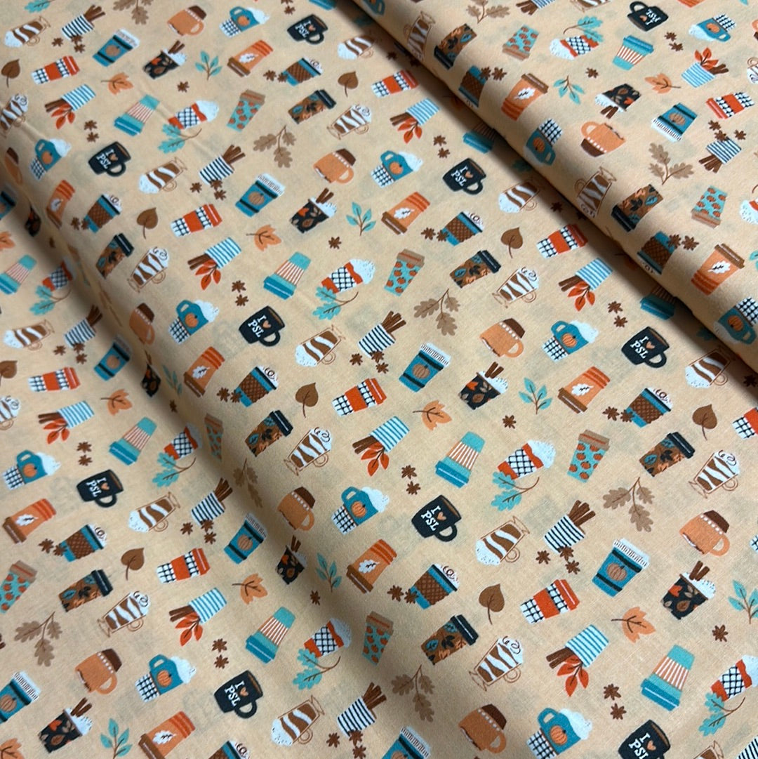 Camelot - Elizabeth Silver's I Love PSL Collection - I Heart PSL - Cotton - Peach