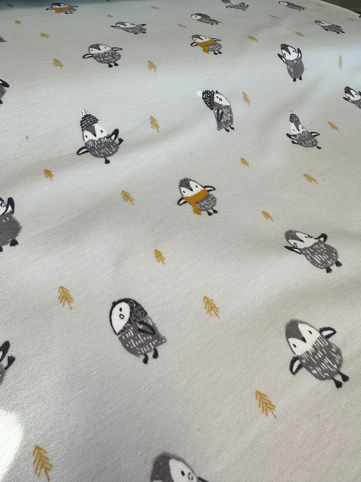 Knit - Katia Fabrics - Penguins Dance- Sweat Melange - Priced by the Half Metre