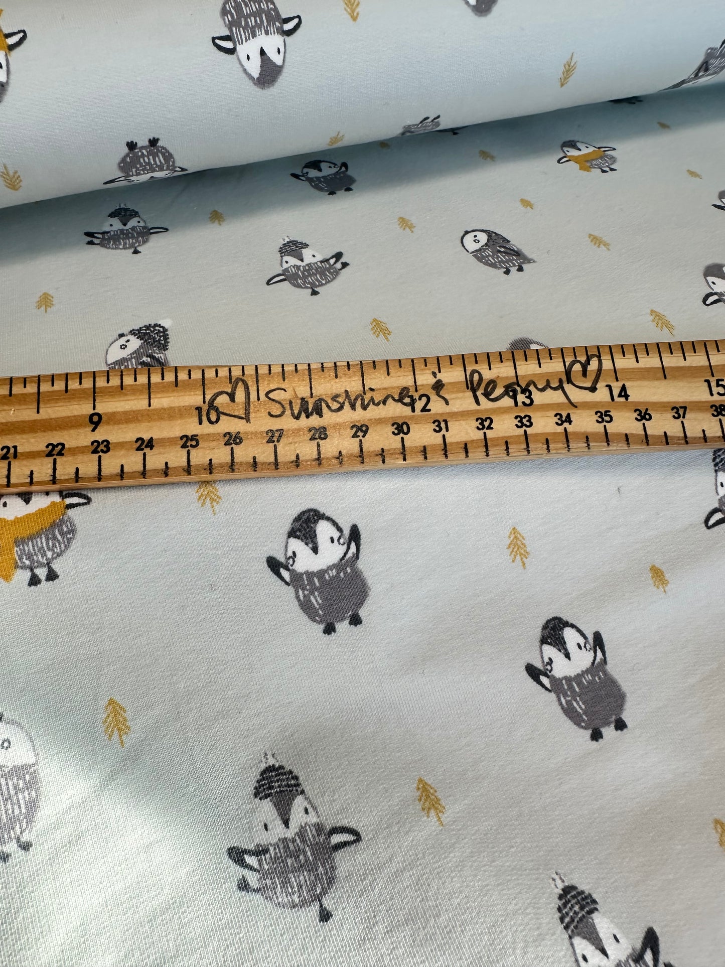 Knit - Katia Fabrics - Penguins Dance- Sweat Melange - Priced by the Half Metre