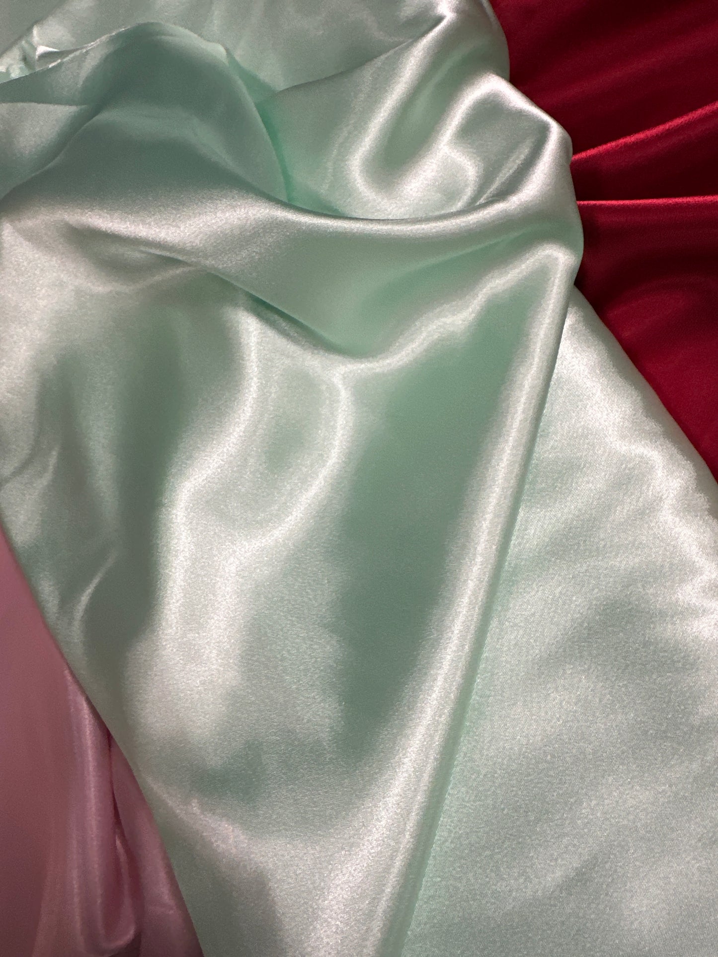 Satin - Silky Satin Solids Collection - Shannon Fabrics - Mint