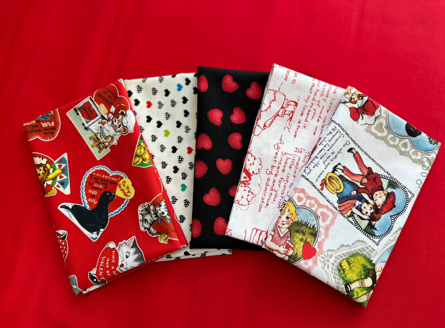 Cheers to Love - Valentines Day  - Fat Quarter Bundle