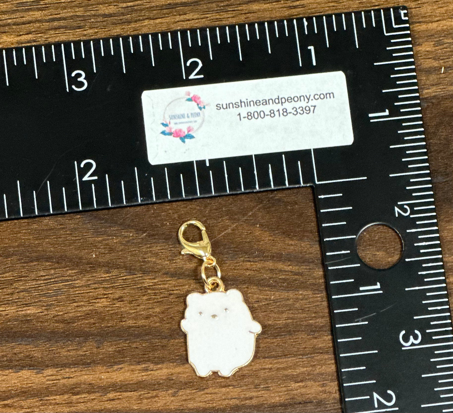 Stich Marker - Charm - Cute White Bear