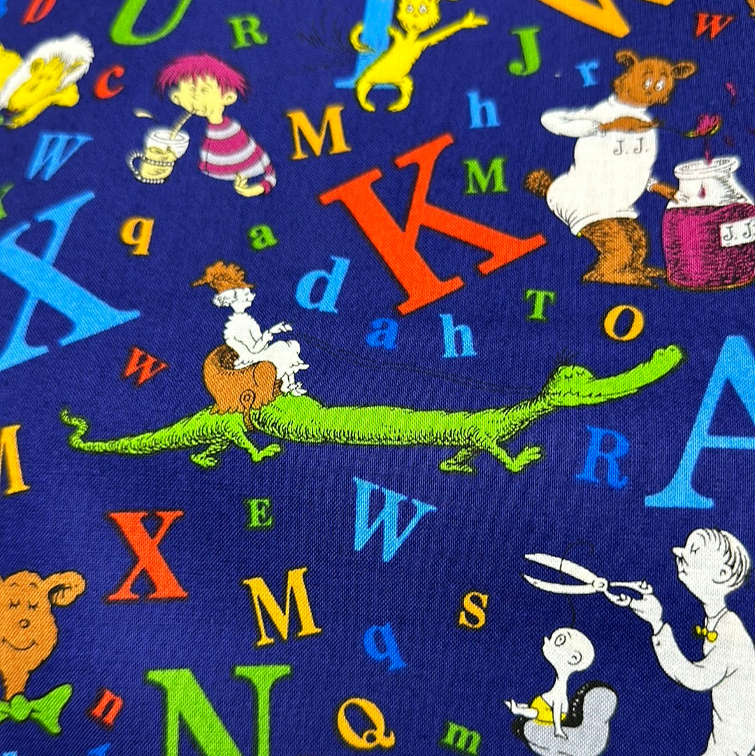 Dr. Seuss - ABC & 123 - Navy - by Robert Kaufman
