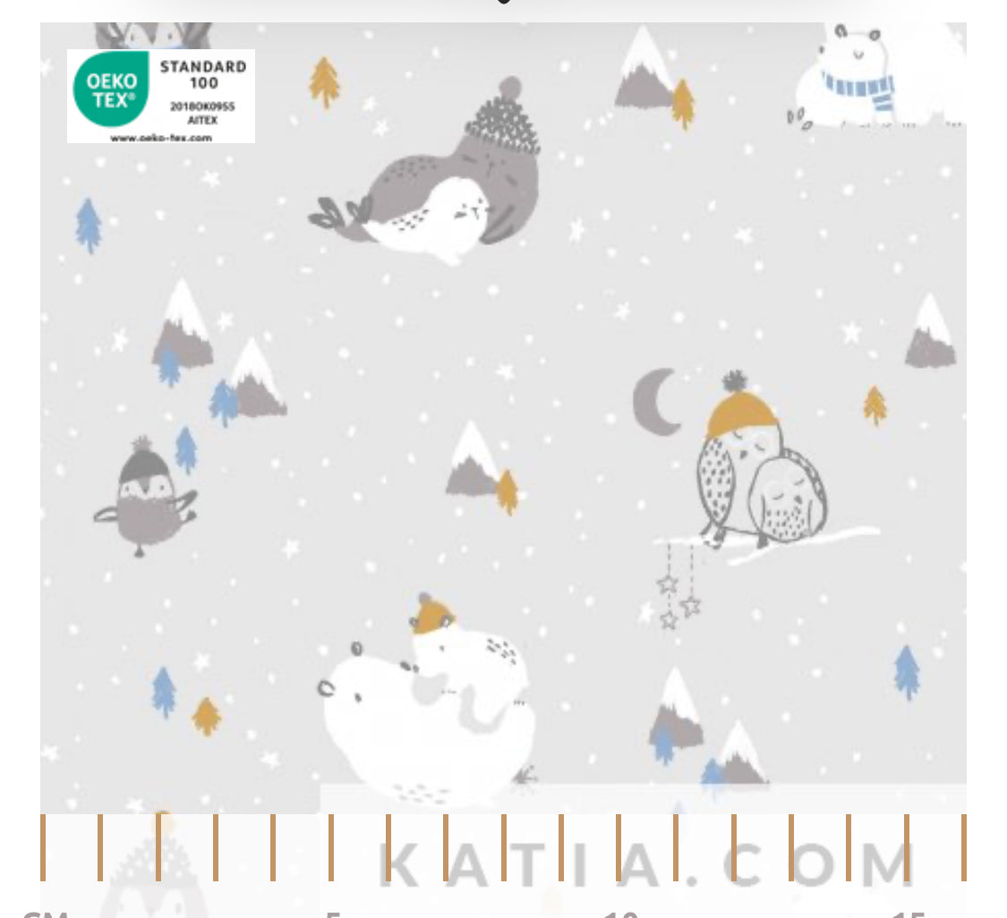 Tricot - Katia Fabrics - Arctic Hugs - Jersey - vendu au demi-mètre