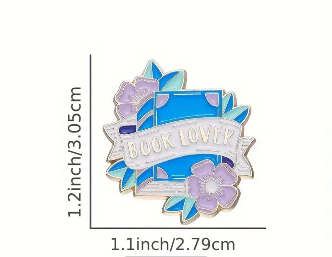 Enamel Pin  - Book Lover