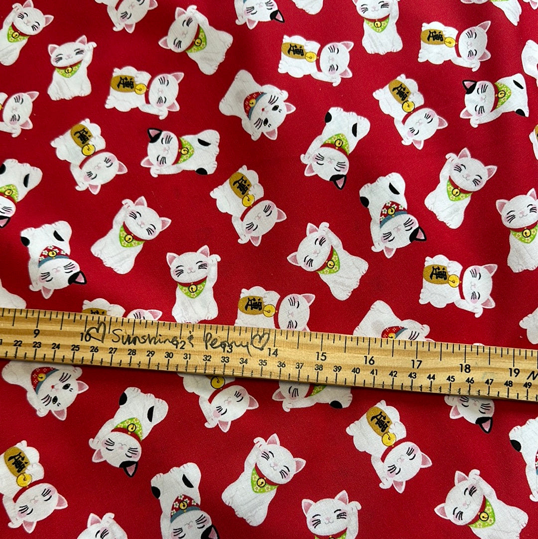 Lucky Cat - Red - Freckle & Lollie Collection