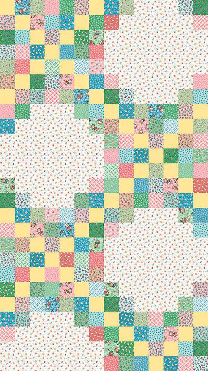Riley Blake - Cottage Mama Collection - Playtime 30's Cheater Print- priced per full yard approx 36”