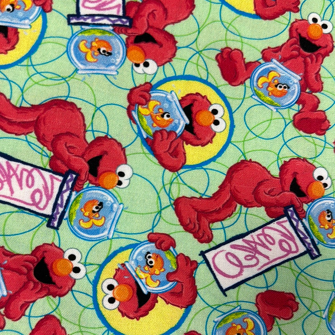 Sesame Street - Elmo and Fishbowl - Light Green