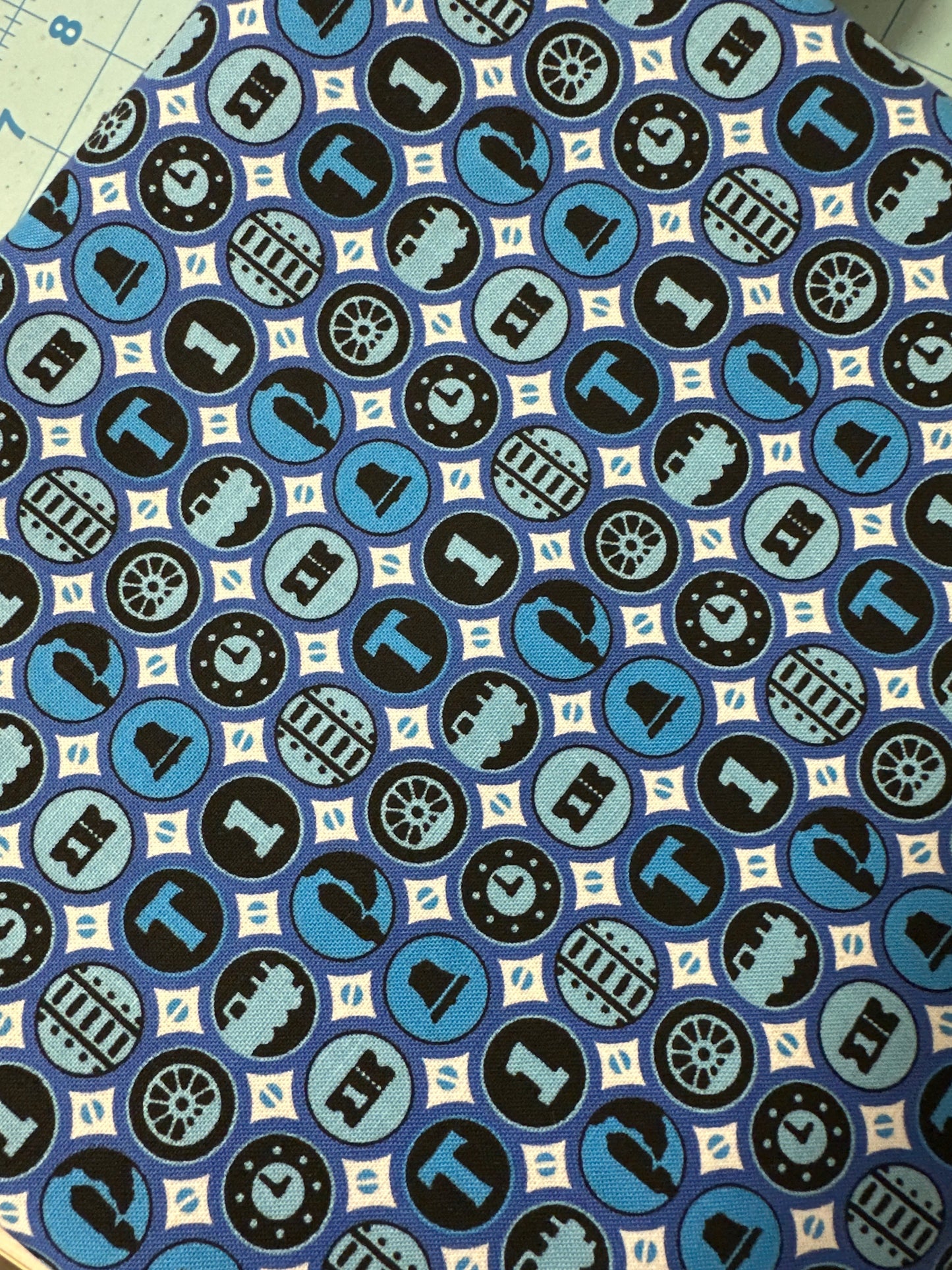 Thomas The Train par Riley Blake - Thomas et ses amis - All Aboard Icons - Bleu