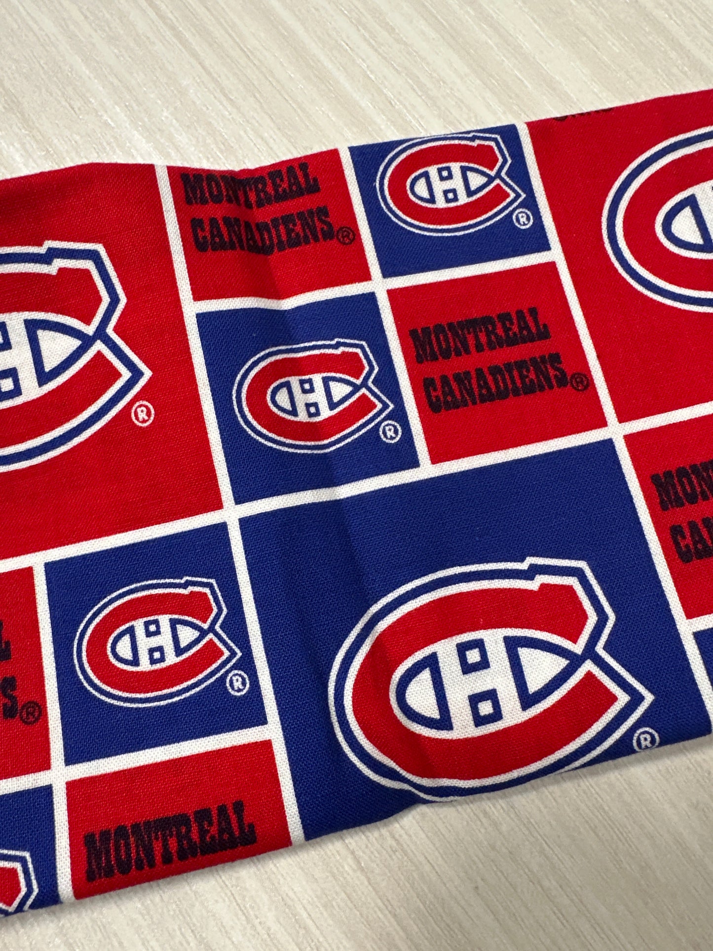 Last Fat Quarter - NHL Hockey Teams - Montreal Canadiens - Quilting Cotton