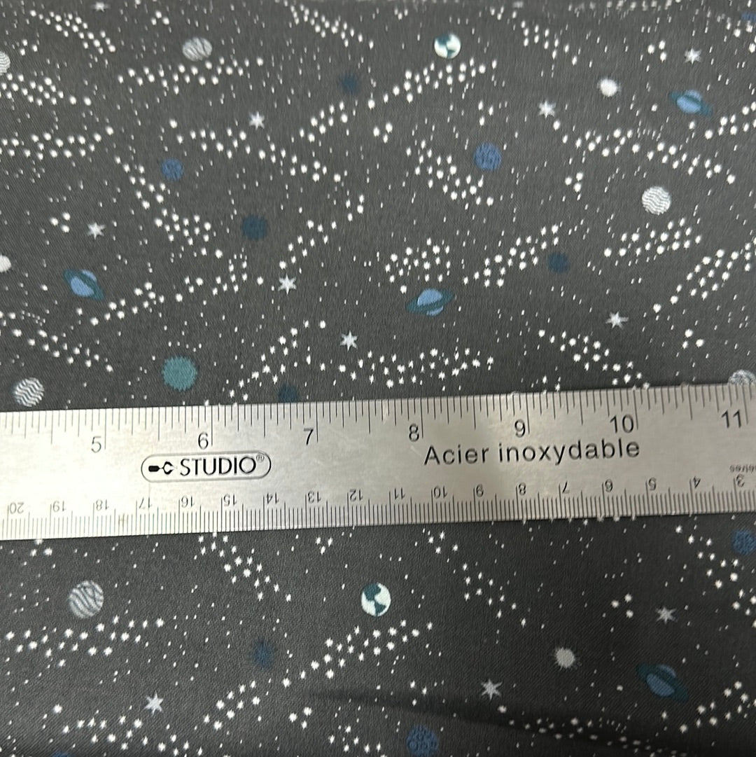 Across The Universe - Rogue Planets - Cotton + Steel - Charcoal