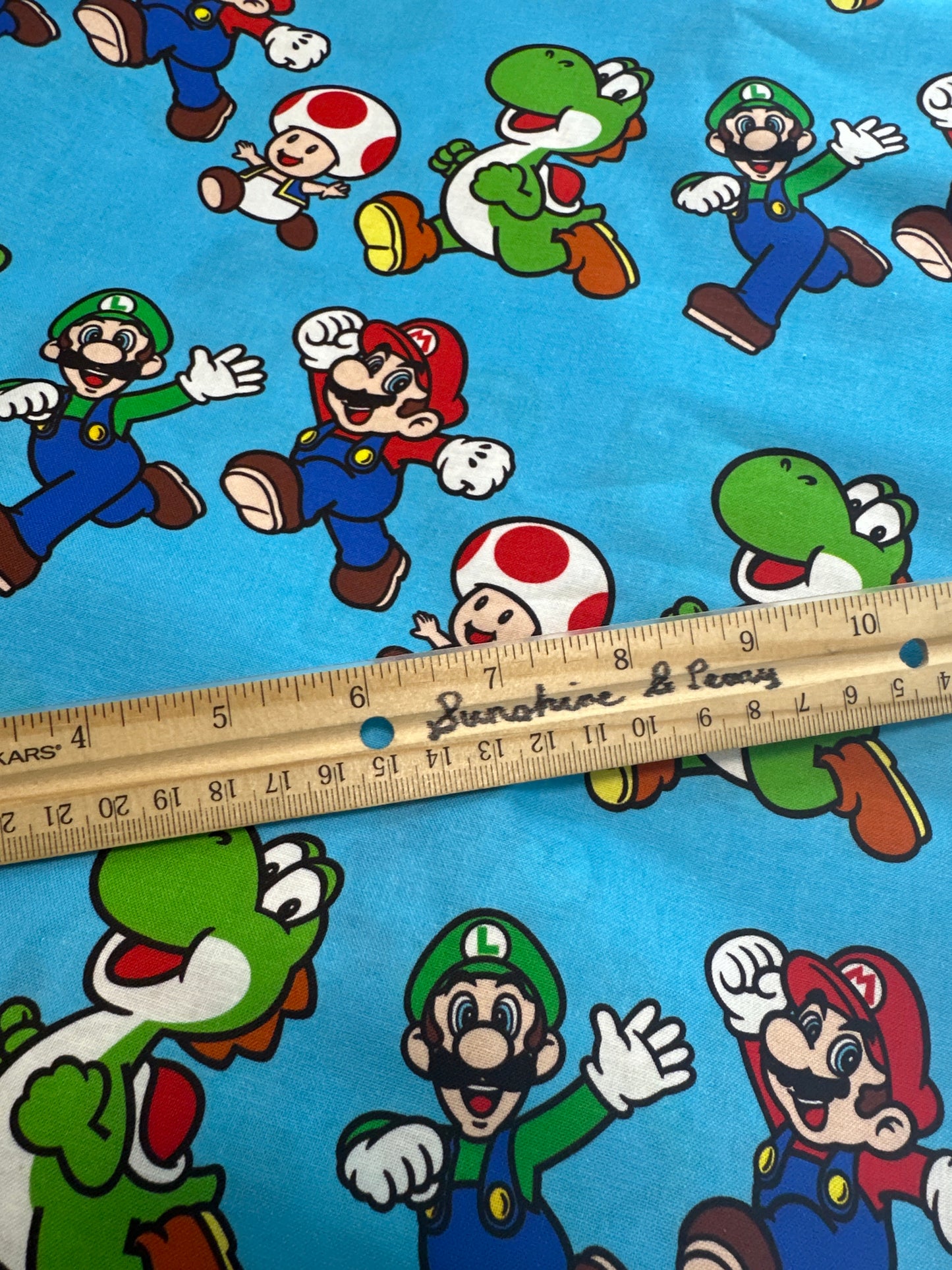 Springs Creative - Nintendo - Super Mario Friends- Jump - Priced per half metre