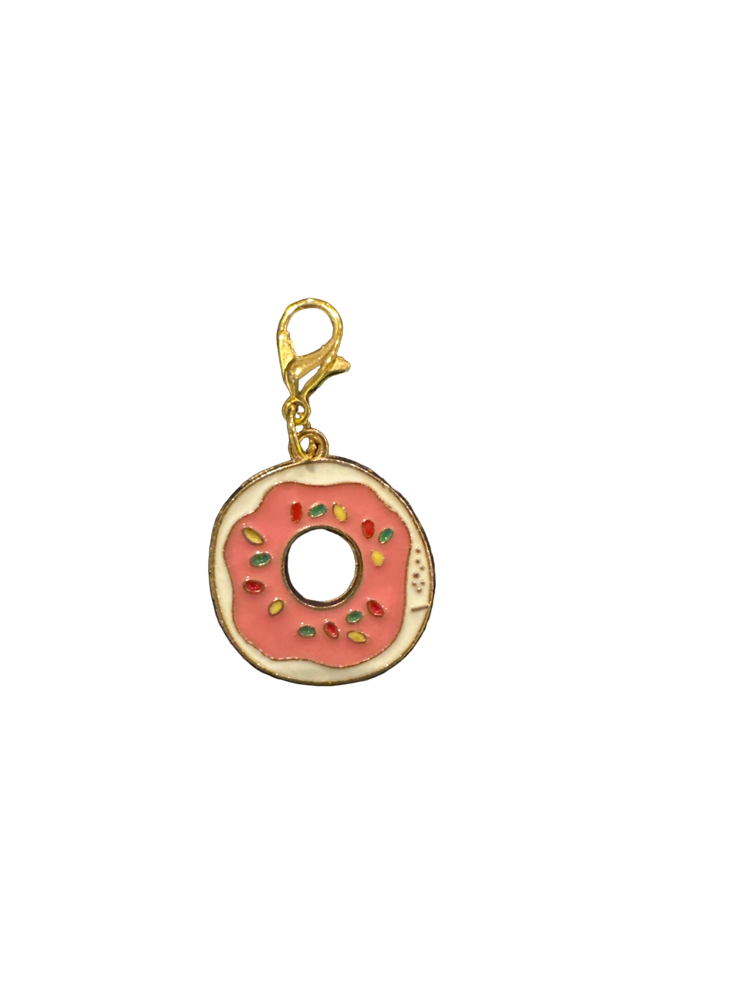 Stitch Marker / Zipper pull - Charm - Cute Donut