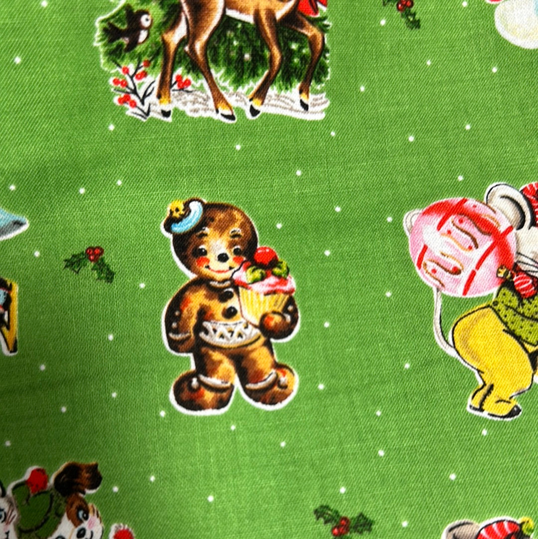Christmas Joy - Main Green - Cottage Mama Christmas Joy Collection for Riley Blake