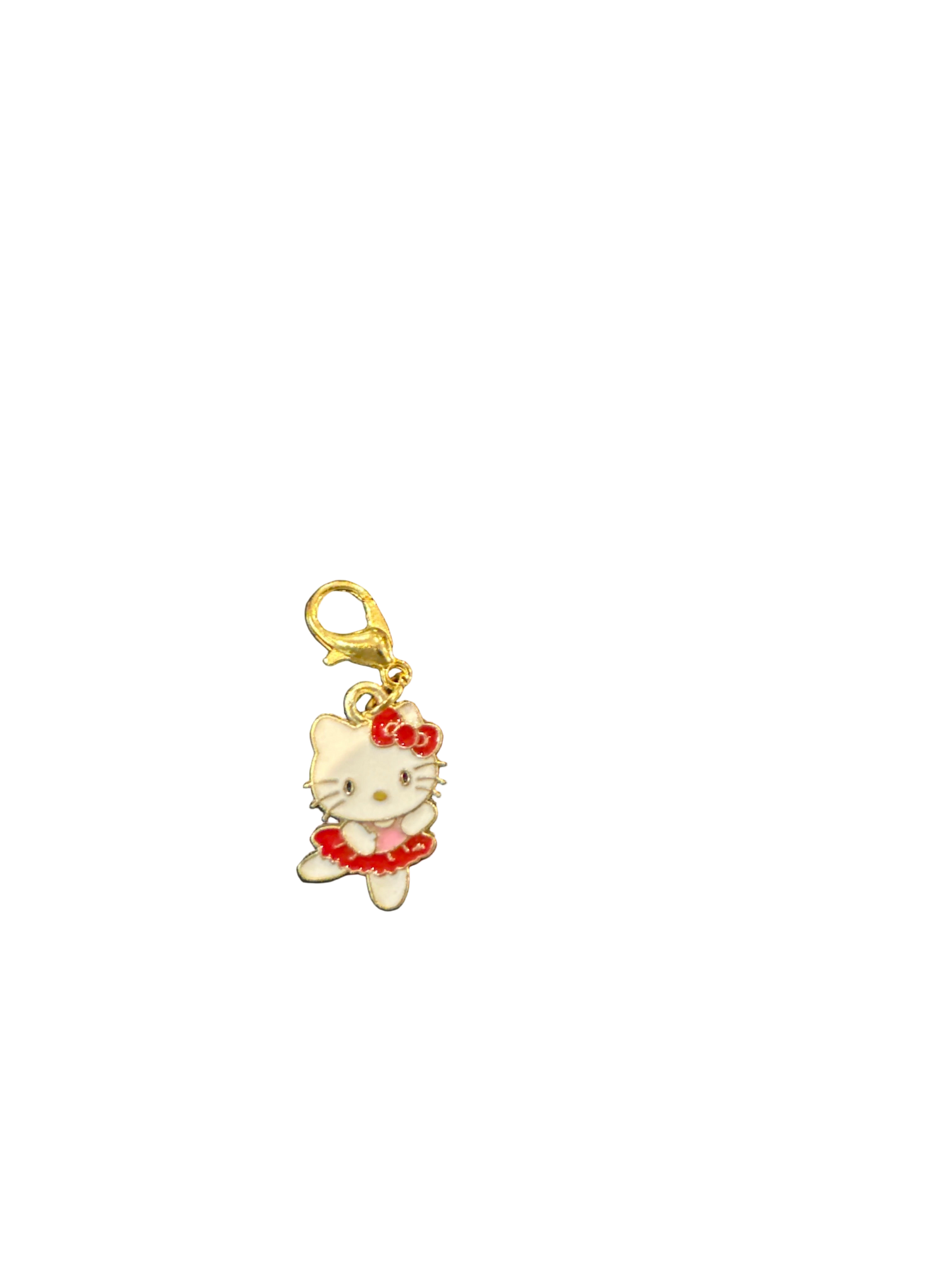 Stitch Marker/Zipper Pull - Charm - Cute Kitty - Ballerina