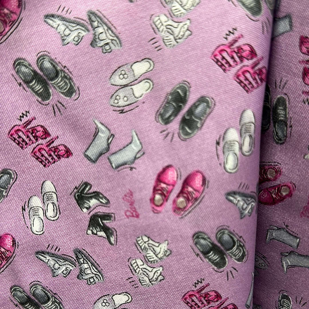 Barbie - Barbie Girl Shoes - Lilac - Riley Blake