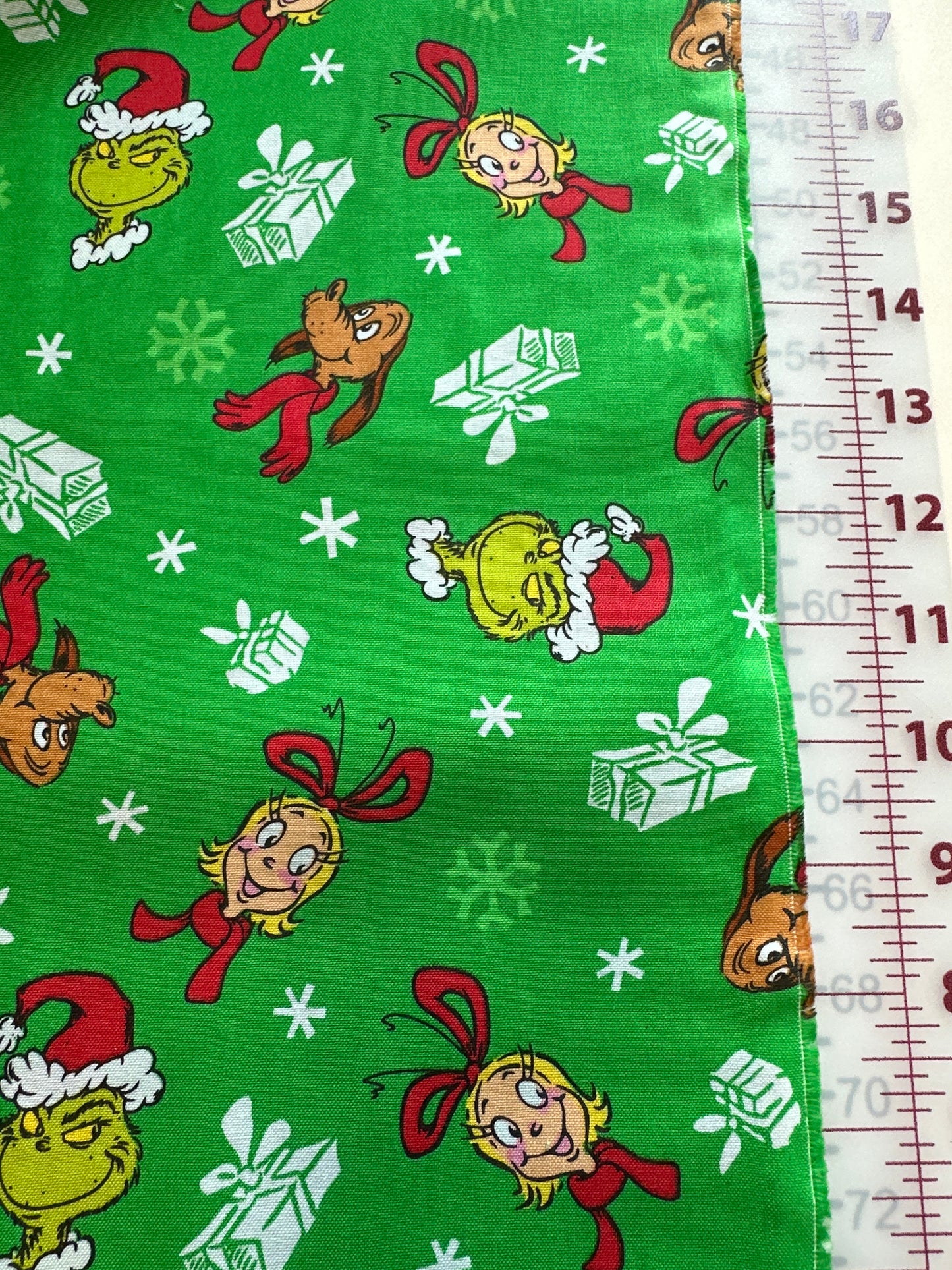Rare - Robert Kaufman - Dr. Seuss - Christmas - How the Grinch Stole Christmas - Green Gifts