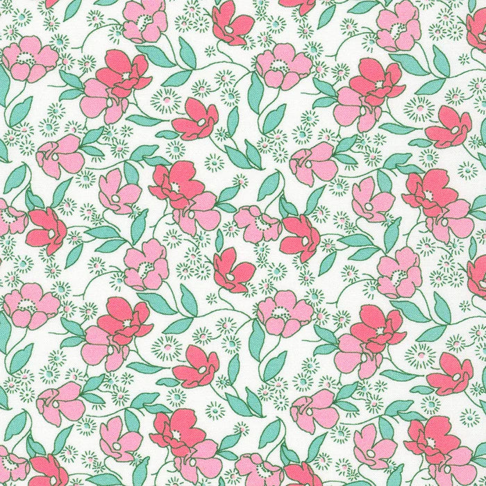 Robert Kaufman - Flowerhouse Little Blossoms - Petal Blooms - Priced per Half Metre