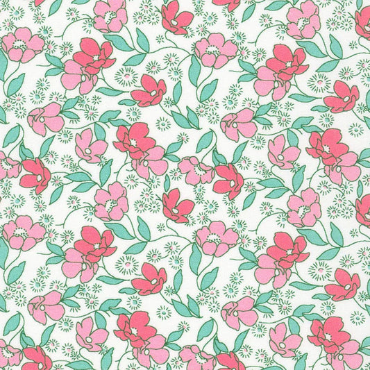 Robert Kaufman - Flowerhouse Little Blossoms - Petal Blooms - Priced per Half Metre