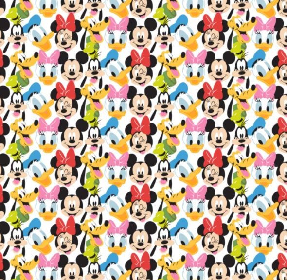 Flannel - Disney - Mickey Mouse - Here Comes the Fun - Bright