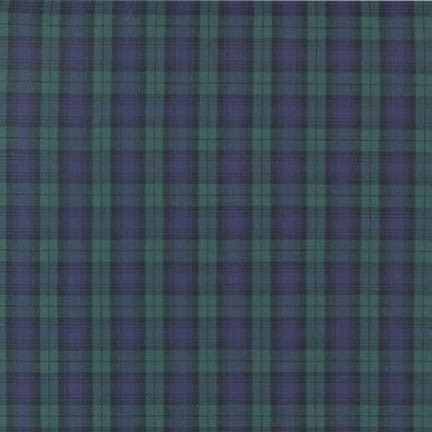 Sevenberry Classic Plaids Collection by Robert Kaufman - Hunter - Priced per half metre