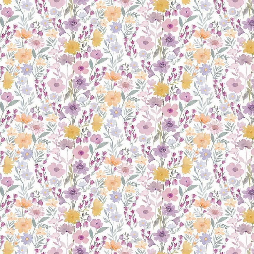 Dear Stella  -  Floral Dream - And Sew It Goes Collection - White