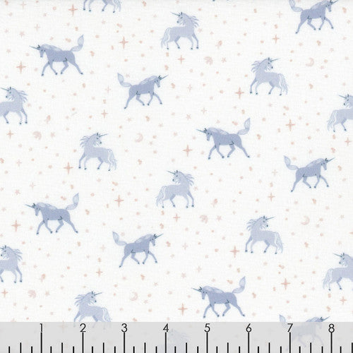 Dear Stella - Secret Forest Collection - Unicorns on white