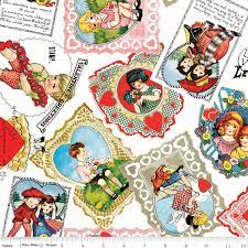Riley Blake - Be Mine Valentine by J. Wecker Frisch - Vintage Valentines Day