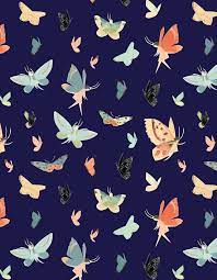 Riley Blake - Dream World - Butterflies and Fairies on Navy