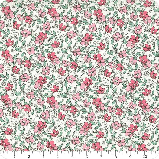 Robert Kaufman - Flowerhouse Little Blossoms - Petal Blooms - Priced per Half Metre